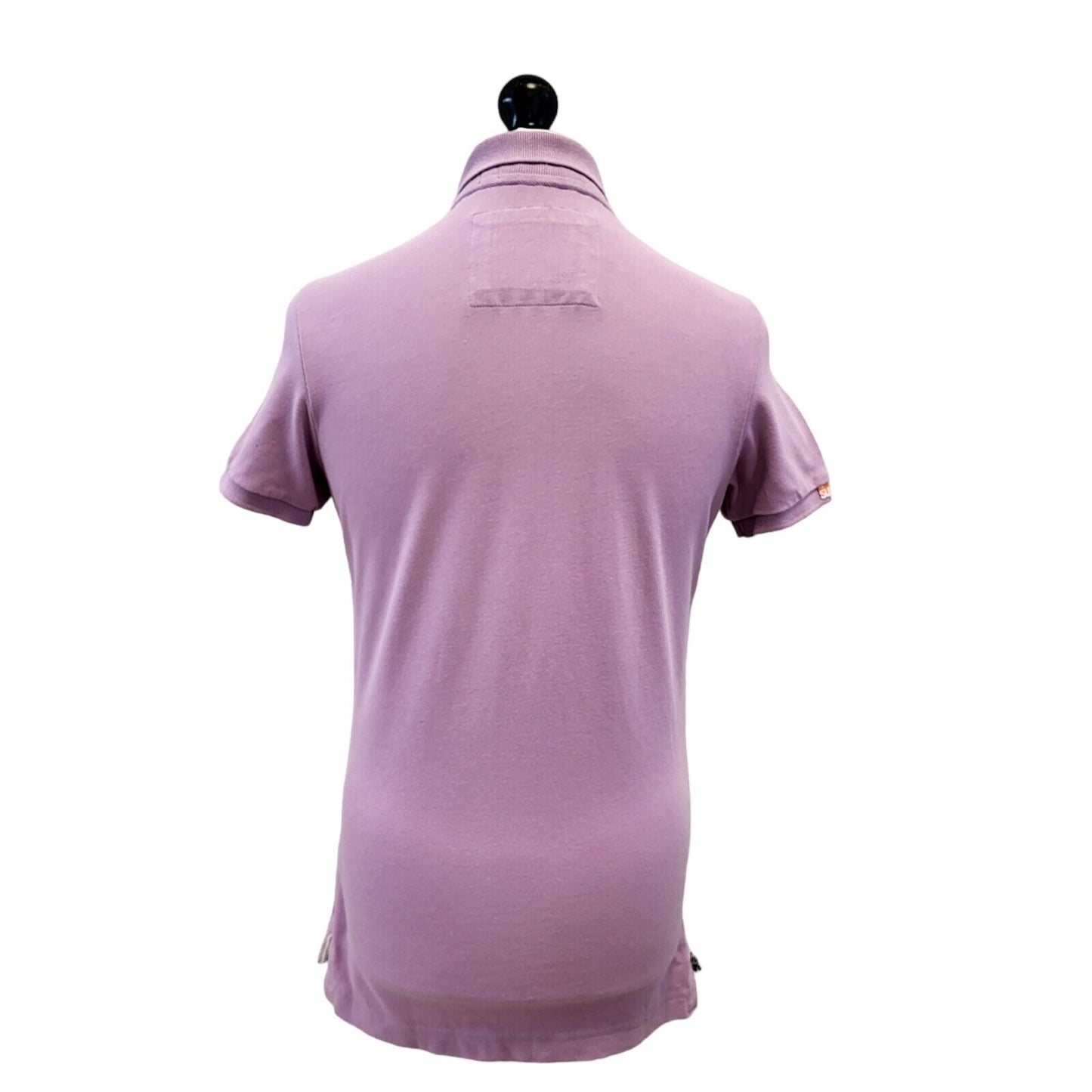 Superdry Purple Short Sleeve Polo Shirt Mens Uk M EU 50 G337
