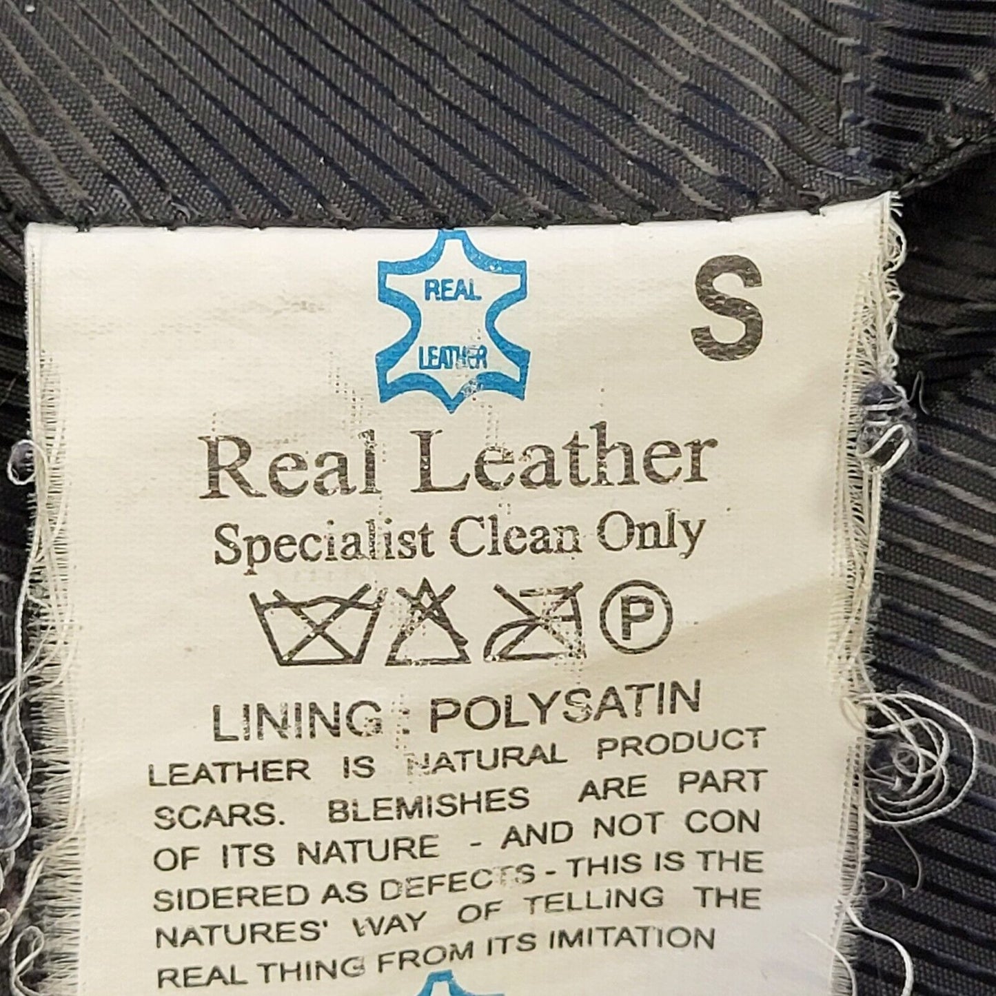 Avia Trix Black Button Leather Collared Jacket UK Women's Small H721
