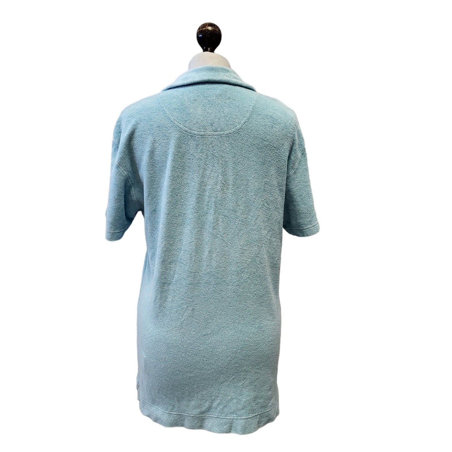 Orlebar Brown Turquoise Short Sleeve Polo Shirt UK Women's S Eu 36 G263