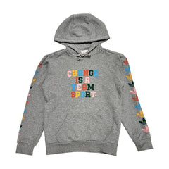 Adidas Sweatshirt Hoodie Drawstring Grey Uk Women's Size 2XS G415