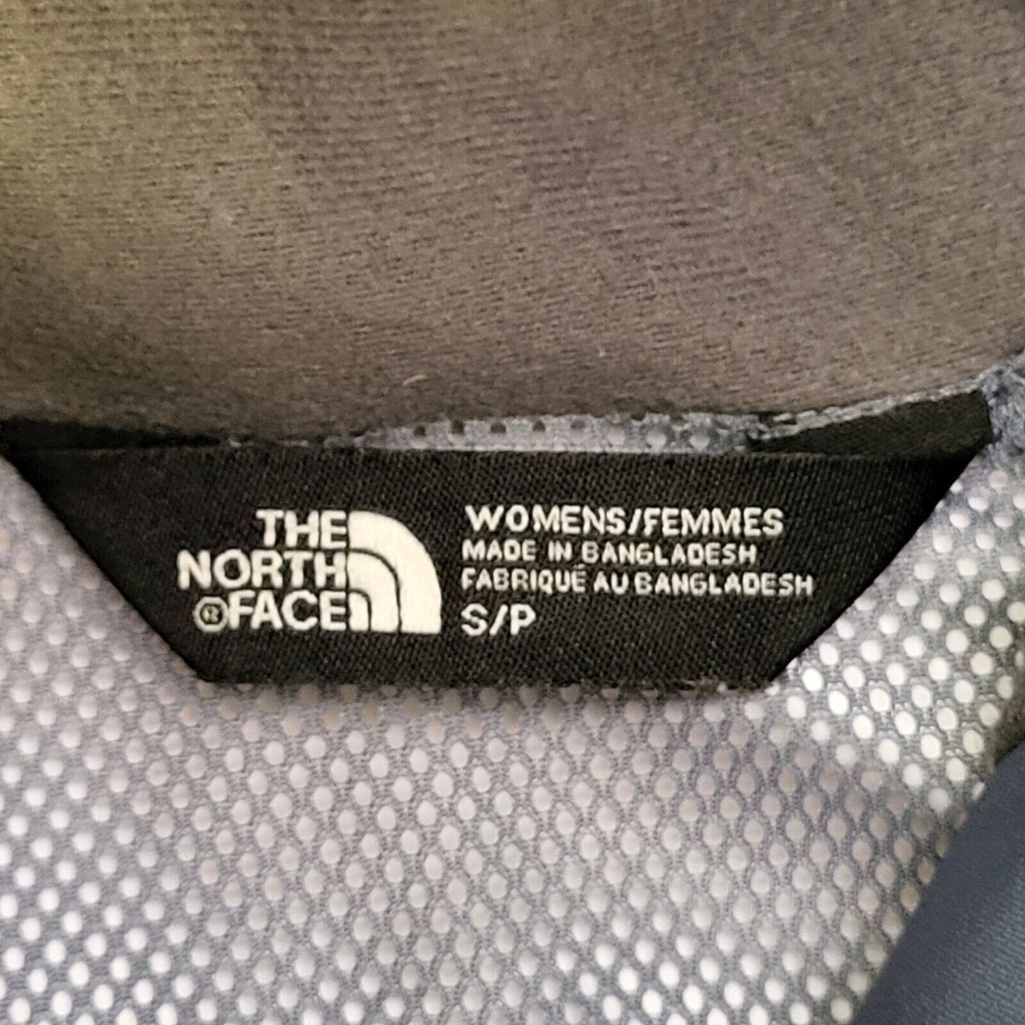 The North Face Grey Hooded Windbreaker Track Jacket UK Women's S H693