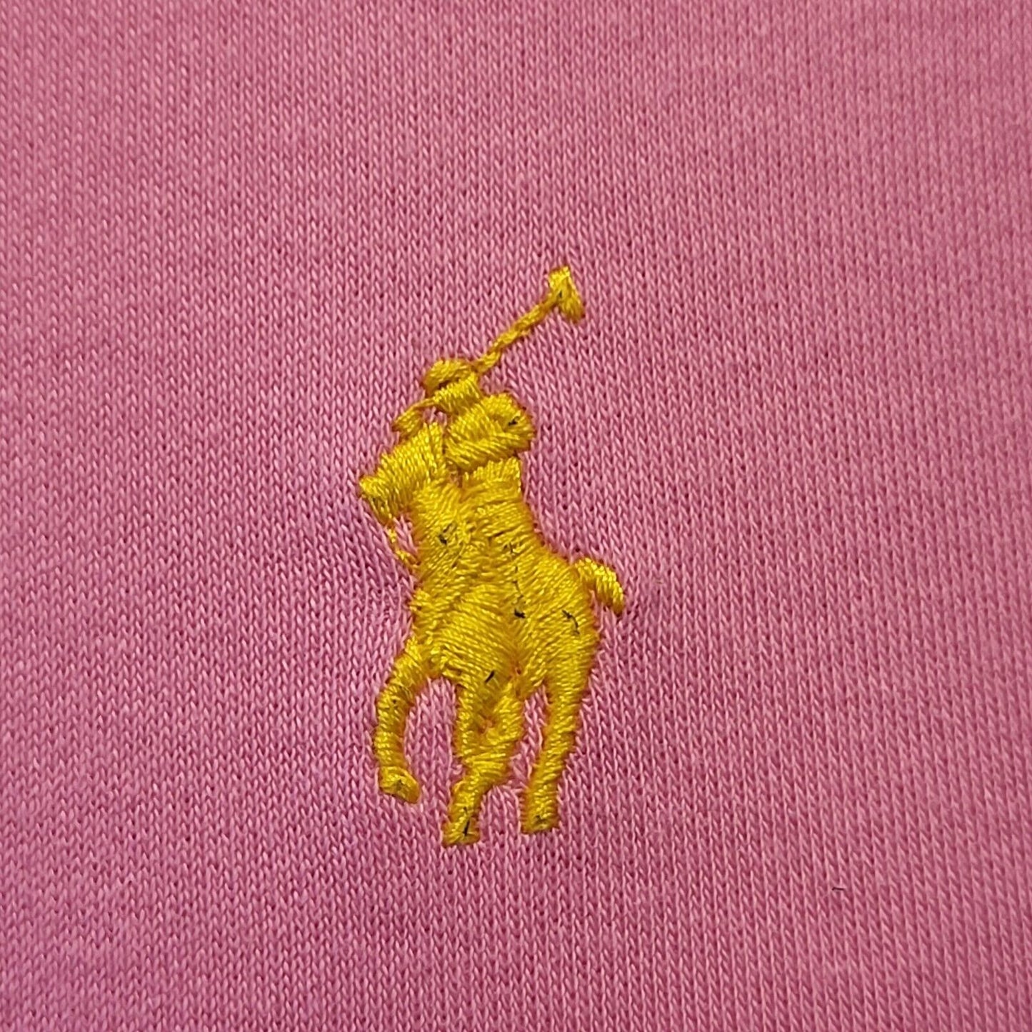 Ralph Lauren Pink Short Sleeve Polo Shirt UK Women's Small G725
