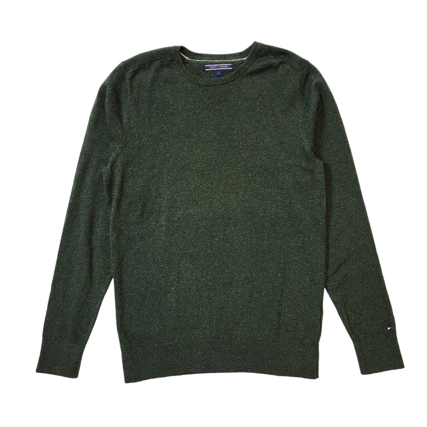 Tommy Hilfiger Jumper Crew Neck Green Mens UK S EU 48 G374