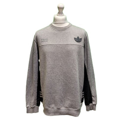 Adidas Grey Long Sleeve Casual Sports Sweatshirt Men's UK Large H681