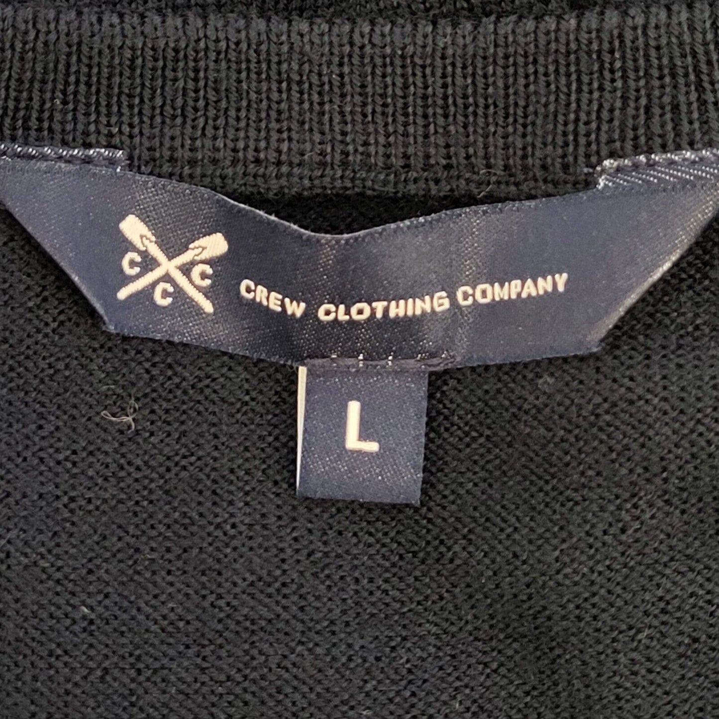 Crew Clothing Co Jumper Crew Neck Blue Mens UK L EU 54 G375