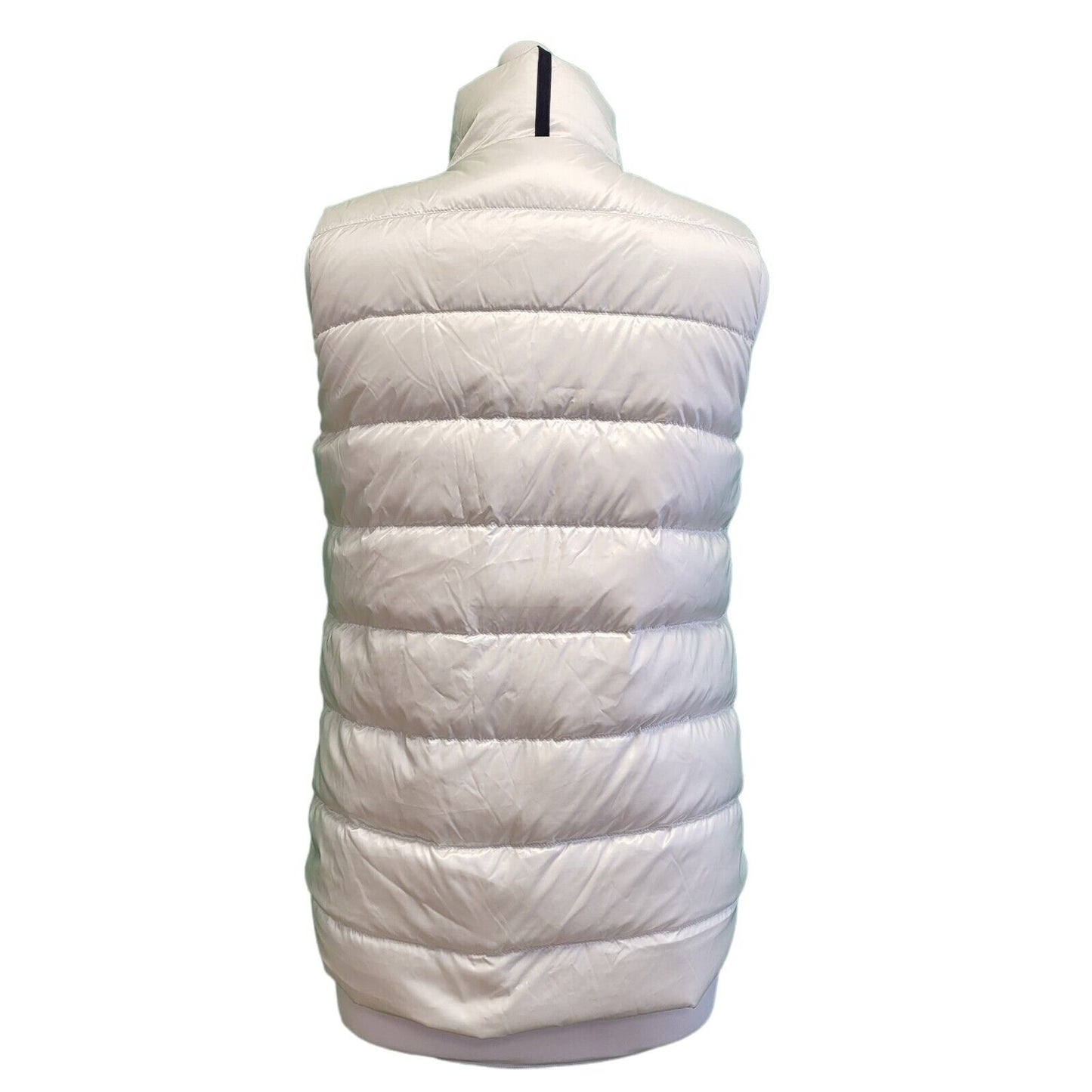 Polo Ralph Lauren Shiny White Puffer Body Warmer Gilet Vest Women's UK XS G750