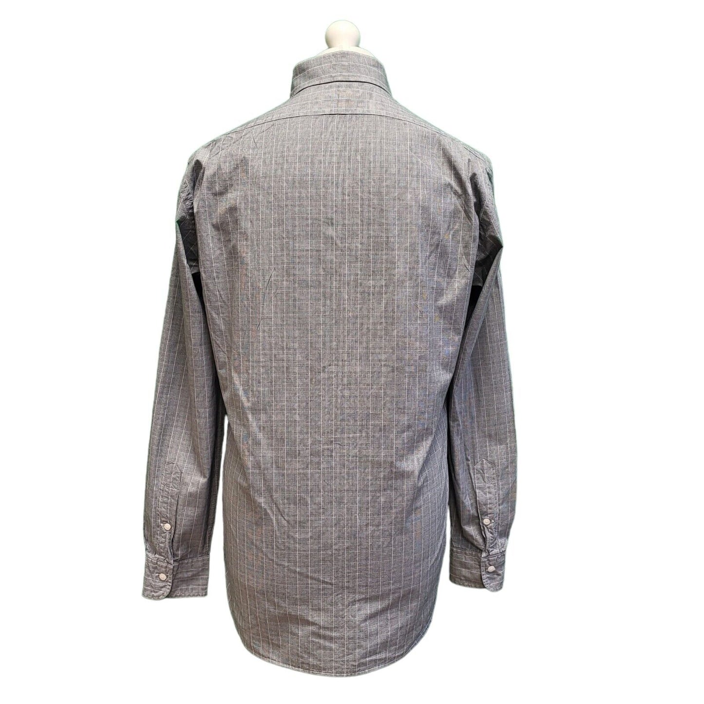 Polo Ralph Lauren Grey Check Slim Fit Shirt Men's UK M H118