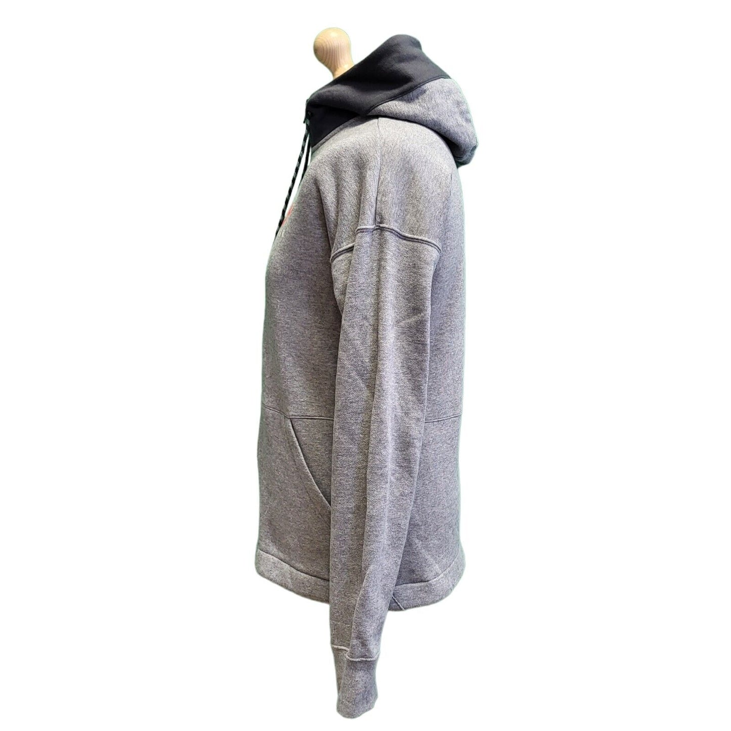 Nike Grey Drawstring Zip Sports Sweatshirt Hoodie Men's uk S eu 48 H257