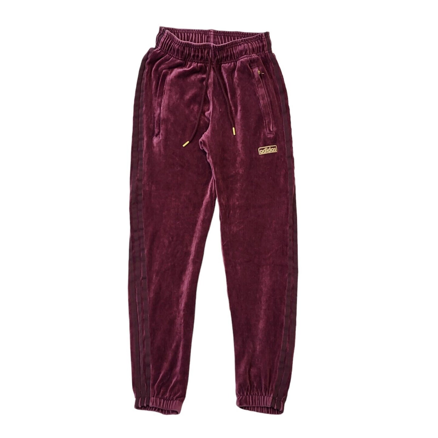 Adidas Purple Skinny Tracksuit Bottoms Uk Women's XS 6 W24 L30 G223