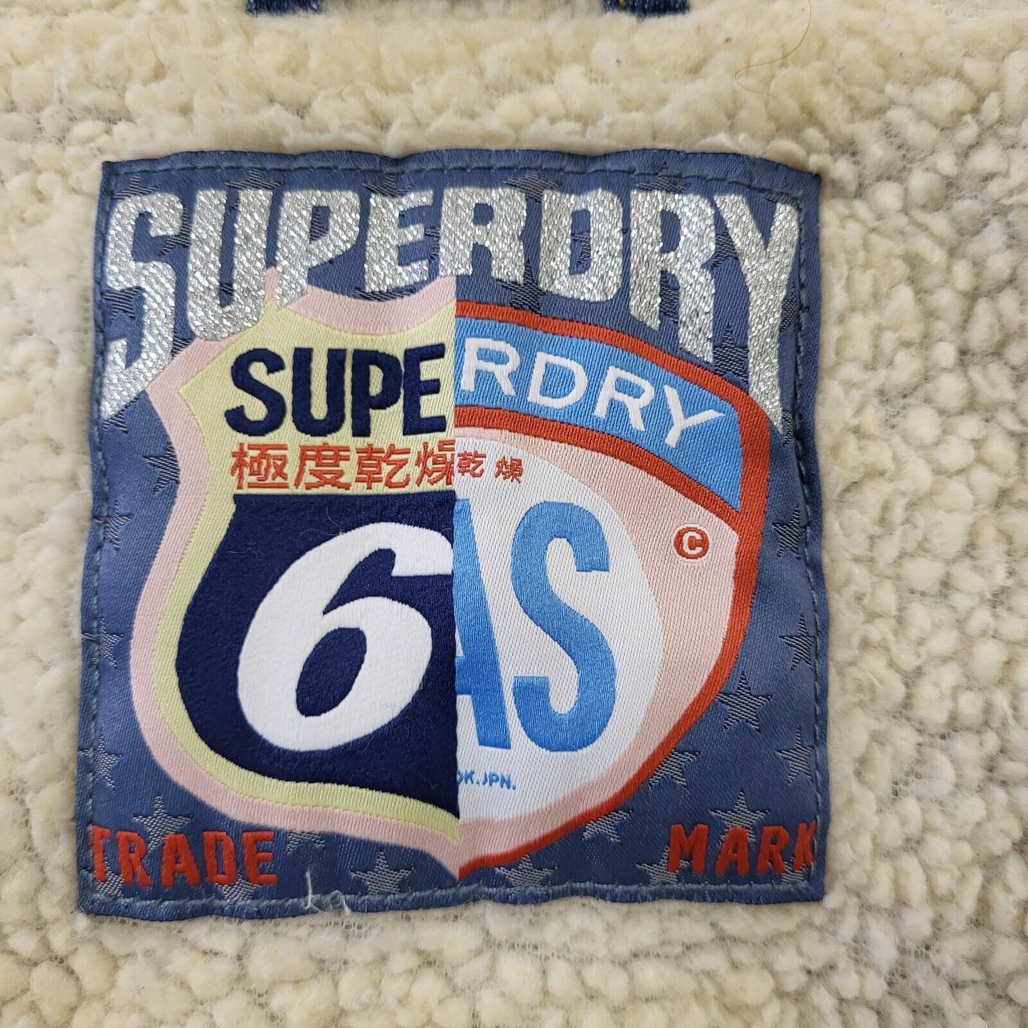 Superdry Collared Denim Casual Jacket Women's Uk M 10 EU 38 H963