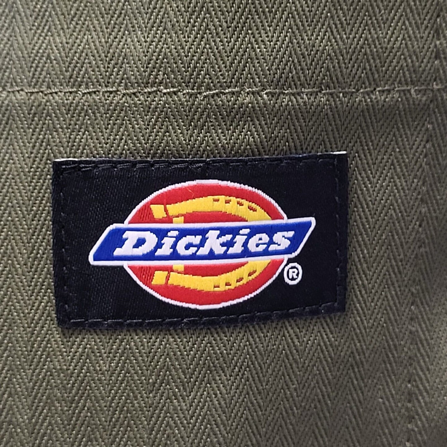 Dickies Green Jacket Button Up Collared Uk Men's Size Extra Large G569