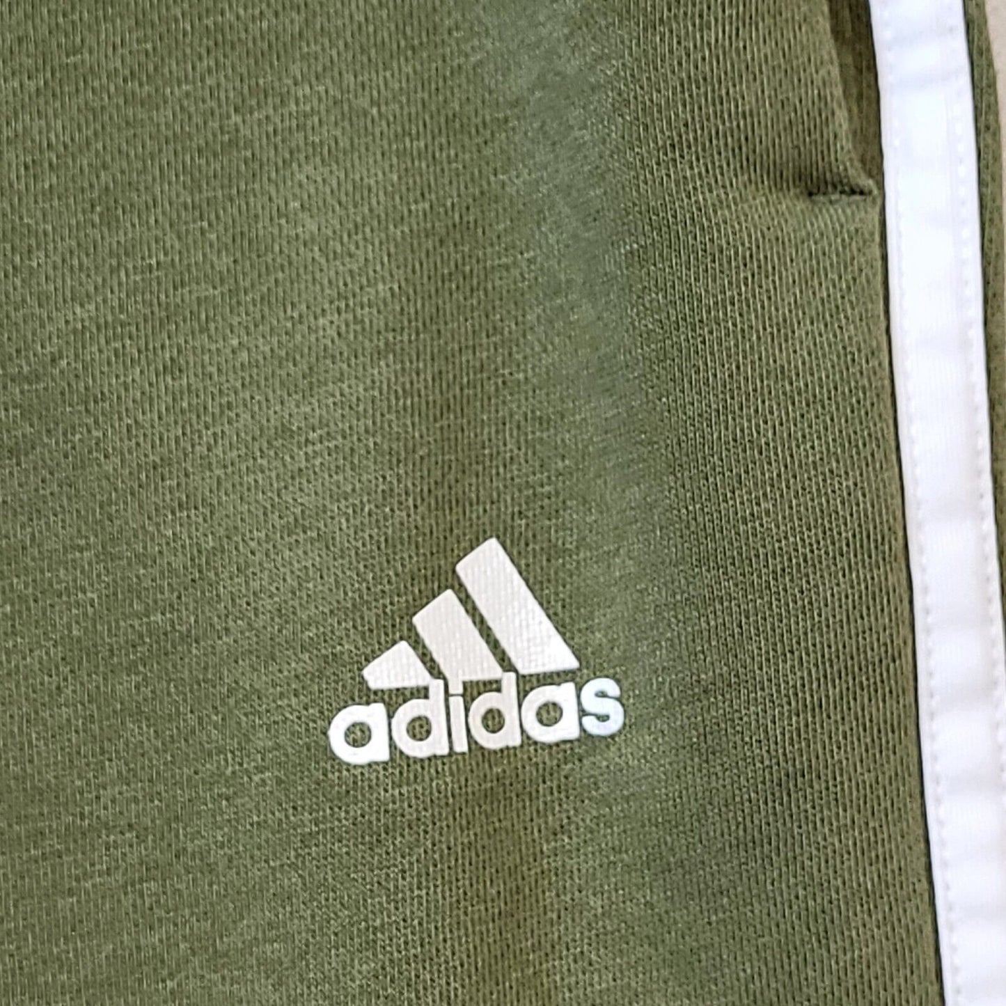 Adidas Green Tapered Tracksuit Bottoms Uk Women's L (16-18) W30 L29 G425