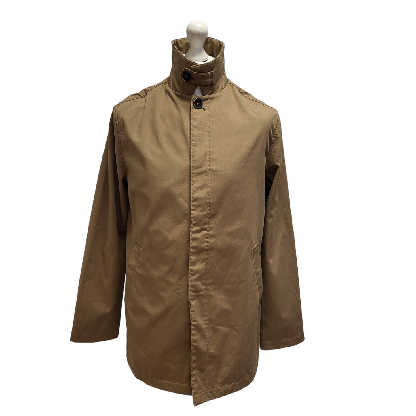 Luc Brevet Brown Button Jacket Uk Men's Medium BB328