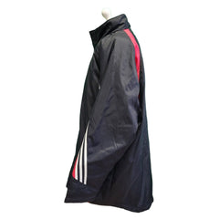 Adidas Black Red Over-sized Zipped Sport Jacket Men's uk M eu 50 H69