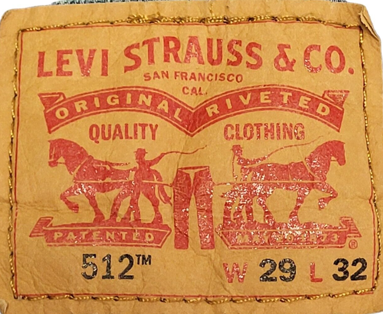 Levi's 512 Faded Blue Skinny Leg Stretch Denim Jeans Men's XS W29 L32 H192