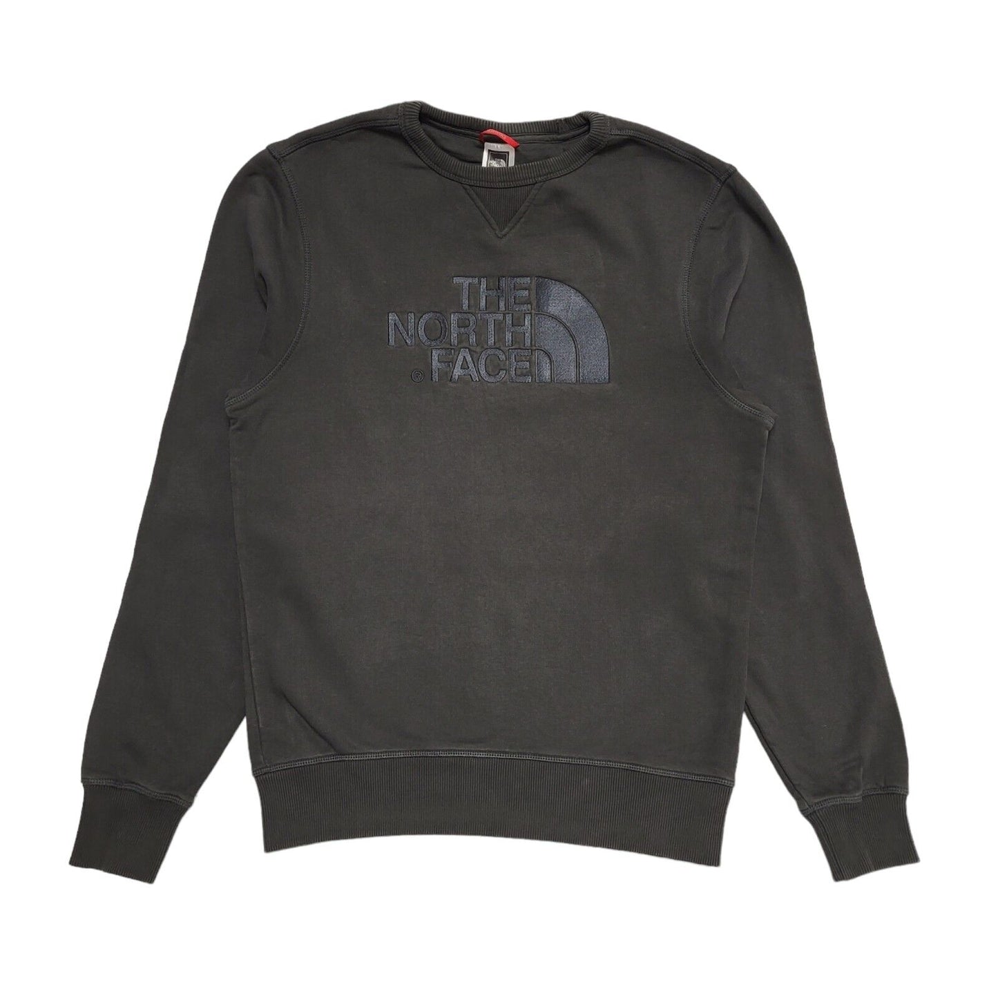 The North Face Grey Crew Neck Long Sleeve Sweatshirt Men's uk Small H684