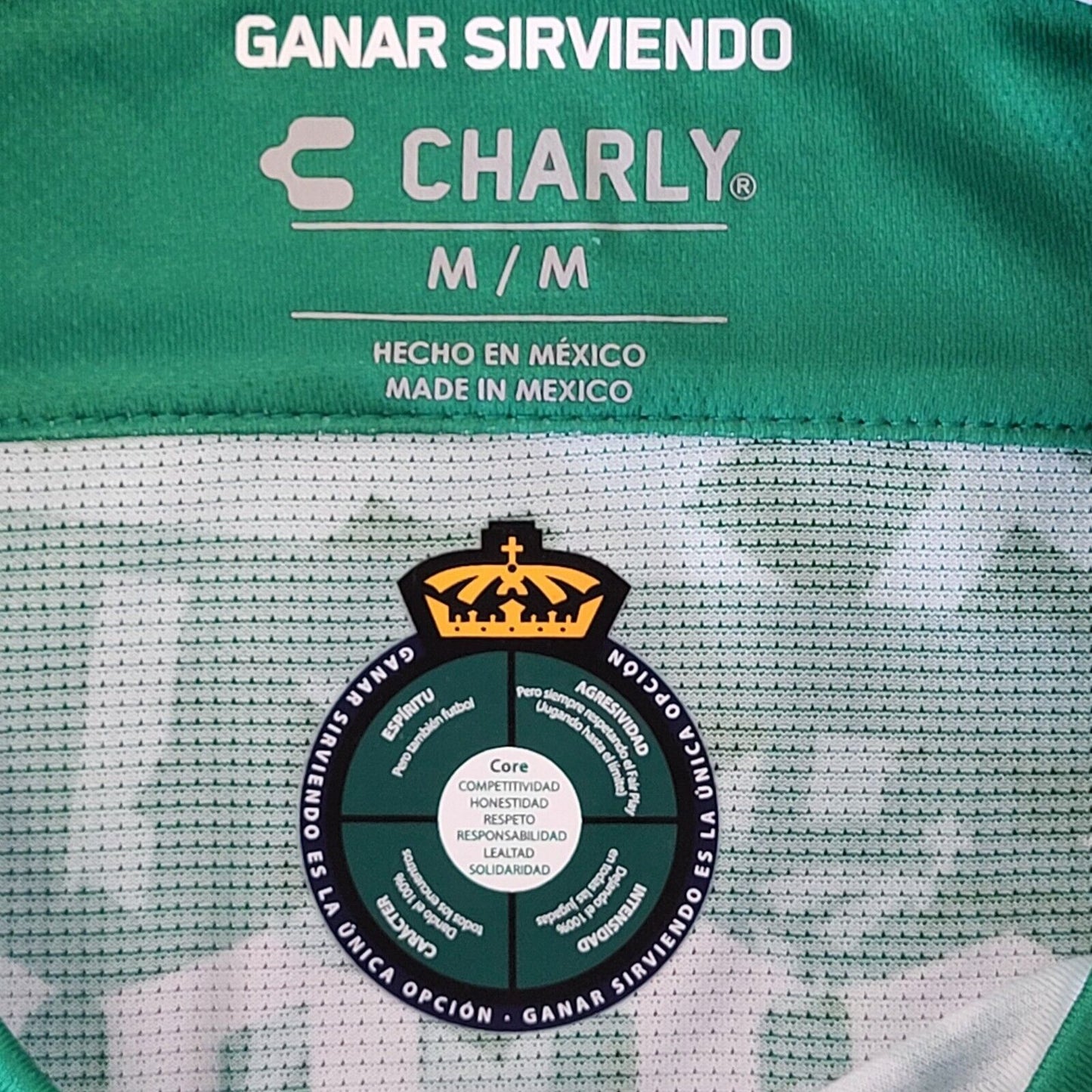 Charly Santos Laguna 2021 Football Shirt Green UK Men's M G554