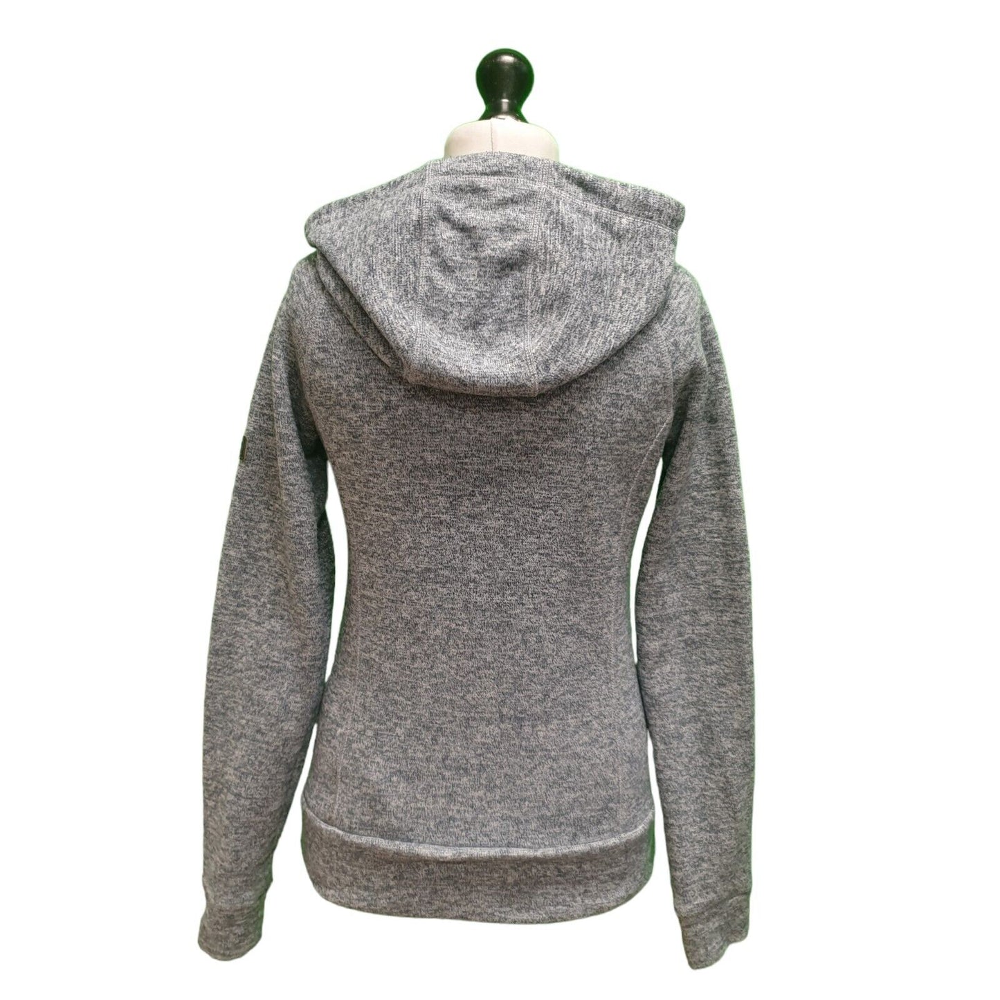 Berghaus Grey Zipped Drawstring Sweatshirt Hoodie Women's Uk XL 14 EU 44 H935