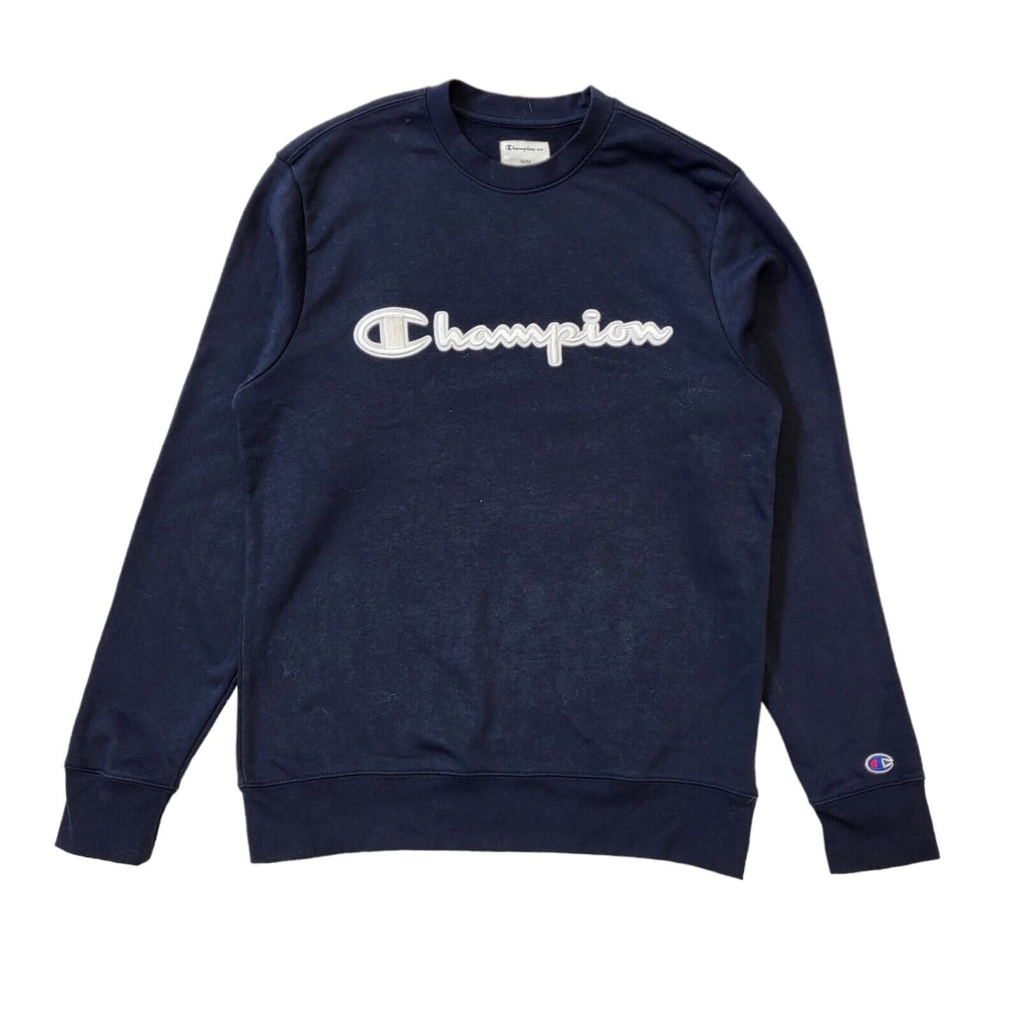 Champion Y2K Sweatshirt Crew Neck Blue Mens UK M EU 50 G144