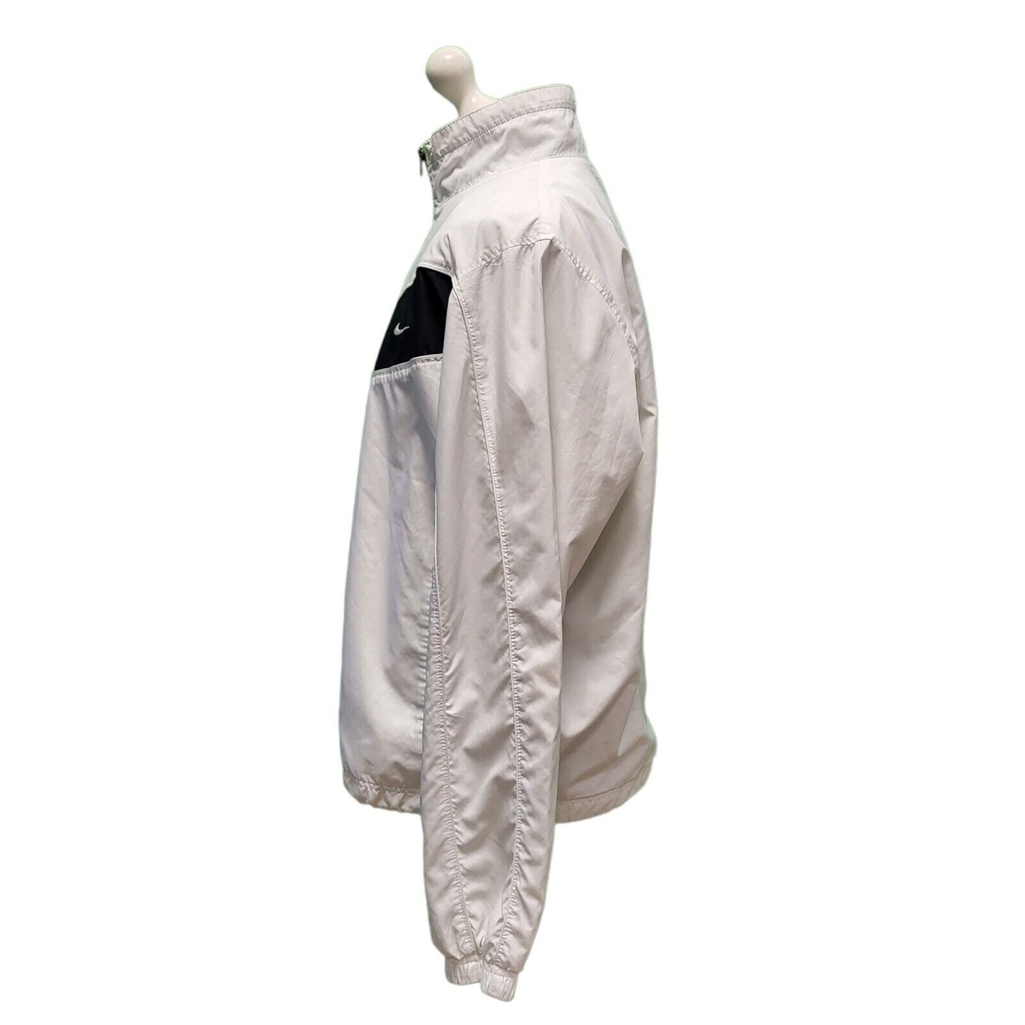 Nike White Black L/Sleeve Sports Lightweight Jacket UK Men's XL H927
