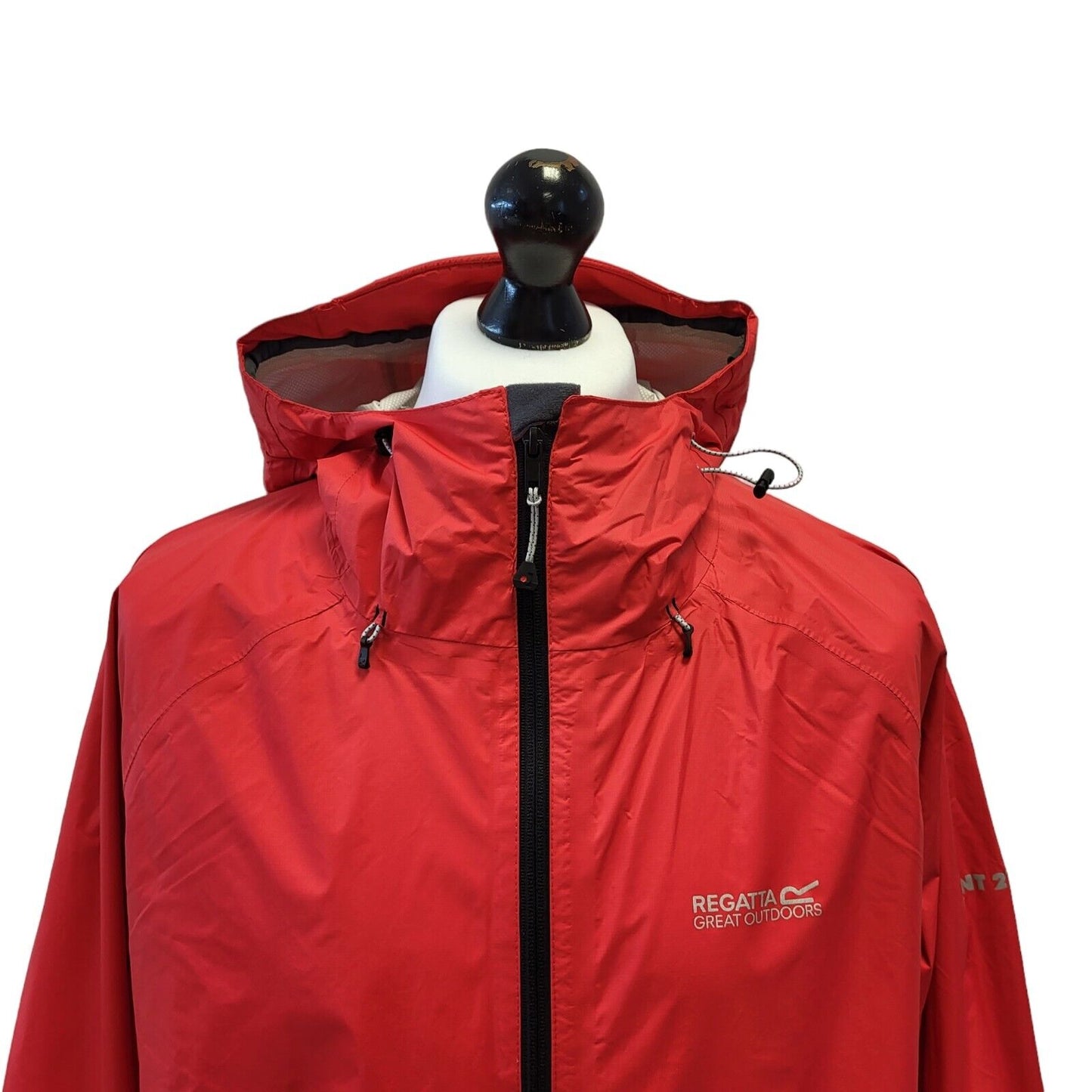 Regatta Windbreaker Jacket Red Hooded UK 2XL EU 58 G151