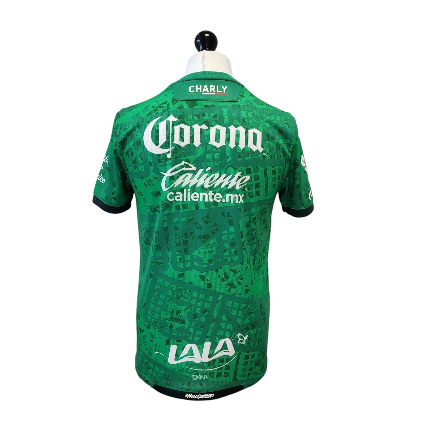 Charly Santos Laguna 2021 Football Shirt Green UK Men's M G554