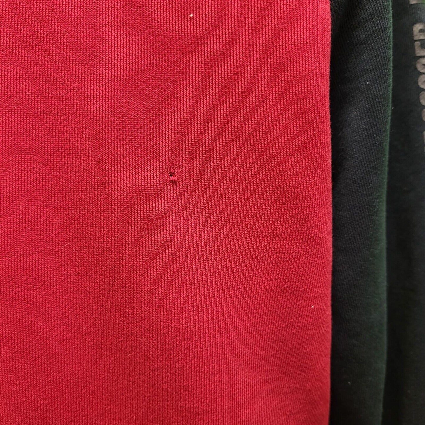 Nike Red Crew Neck Long Sleeve Sweatshirt Men's uk Large H683