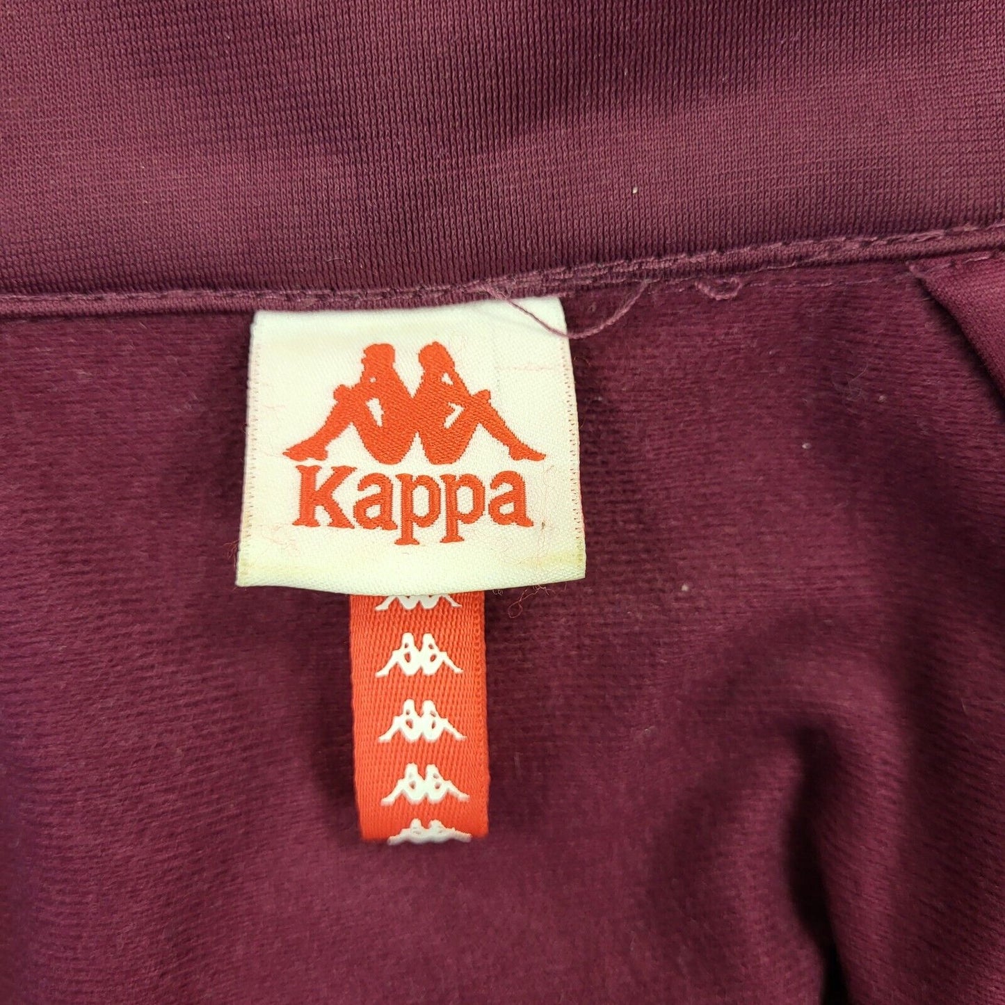 Kappa Purple White Zip Sports Tracksuit Top Jacket Men's uk Small BB399