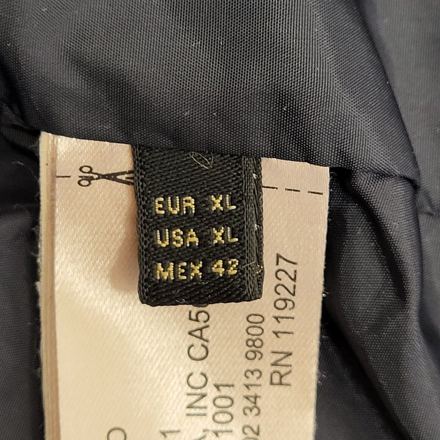 Massimo Dutti Black Button Lightweight Jacket Uk Men's XL BB298