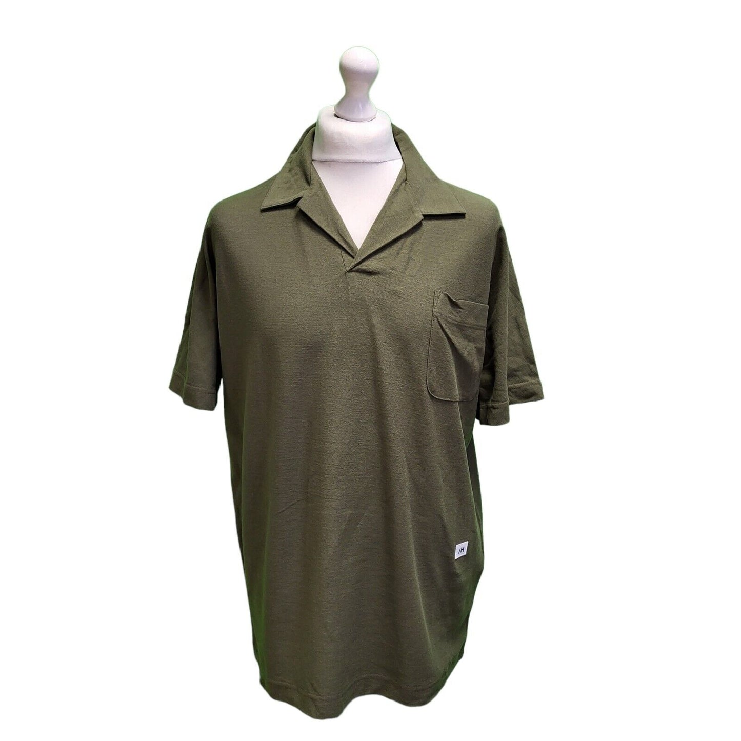 Selected/Homme Green Short Sleeve Polo T-Shirt UK Men's Large BNWT H709
