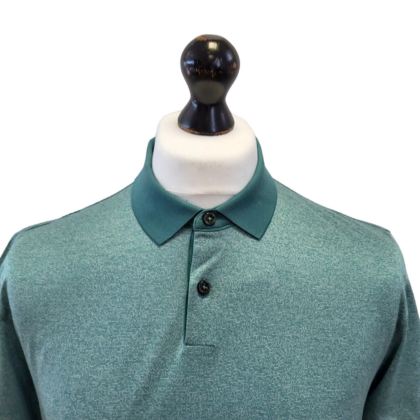Hugo Boss Green Short Sleeve Polo Shirt Mens Uk L EU 54 G336