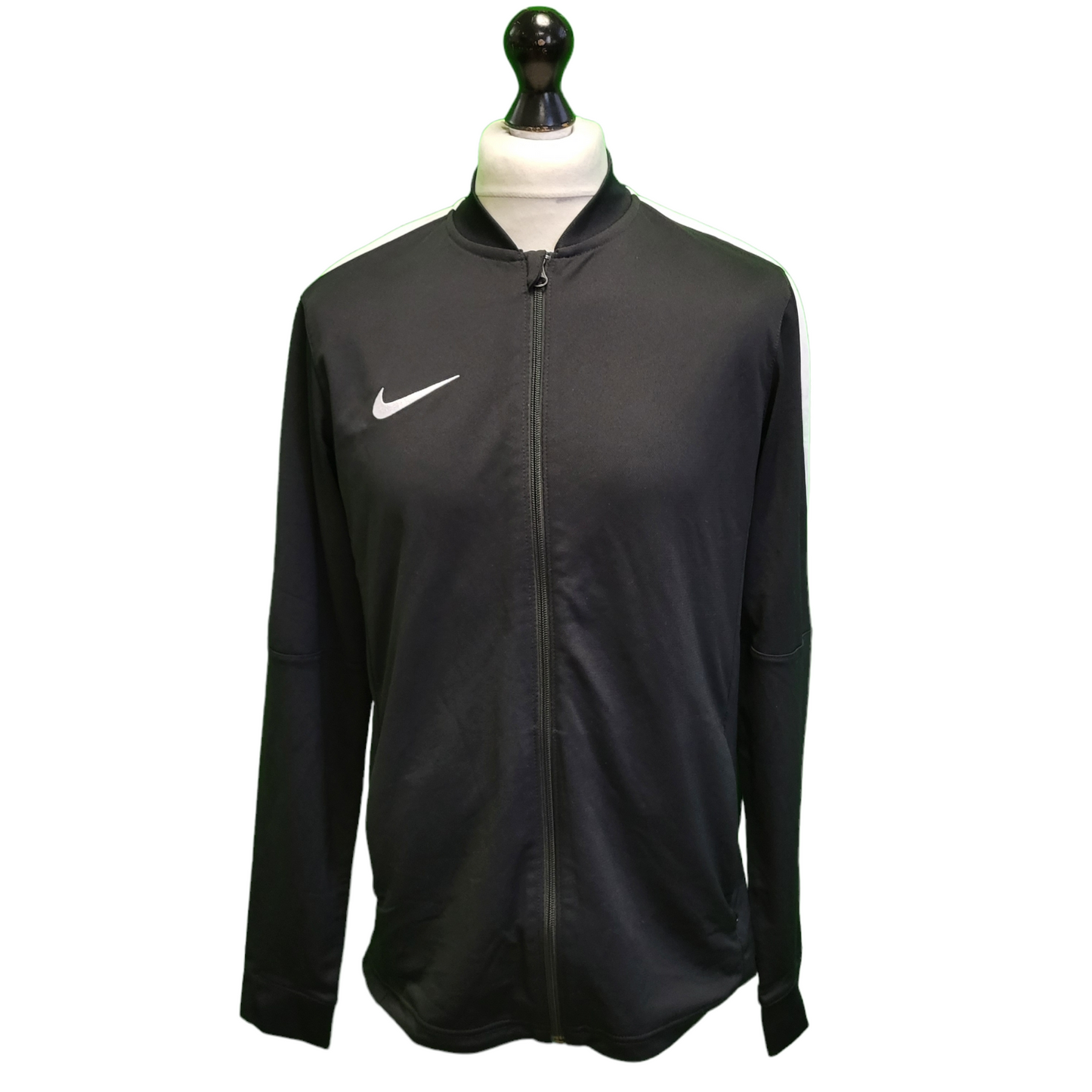 Nike Dri-Fit Black Long Sleeve Sports Tracksuit TopMen's UK L EU 54 H975
