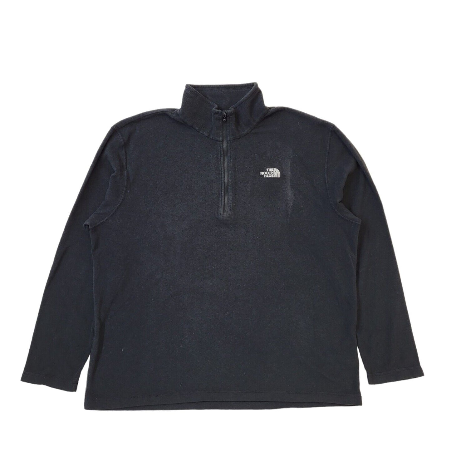 The North Face Black 1/4 Zip Fleece Base Layer Men's uk XL eu 56 G927