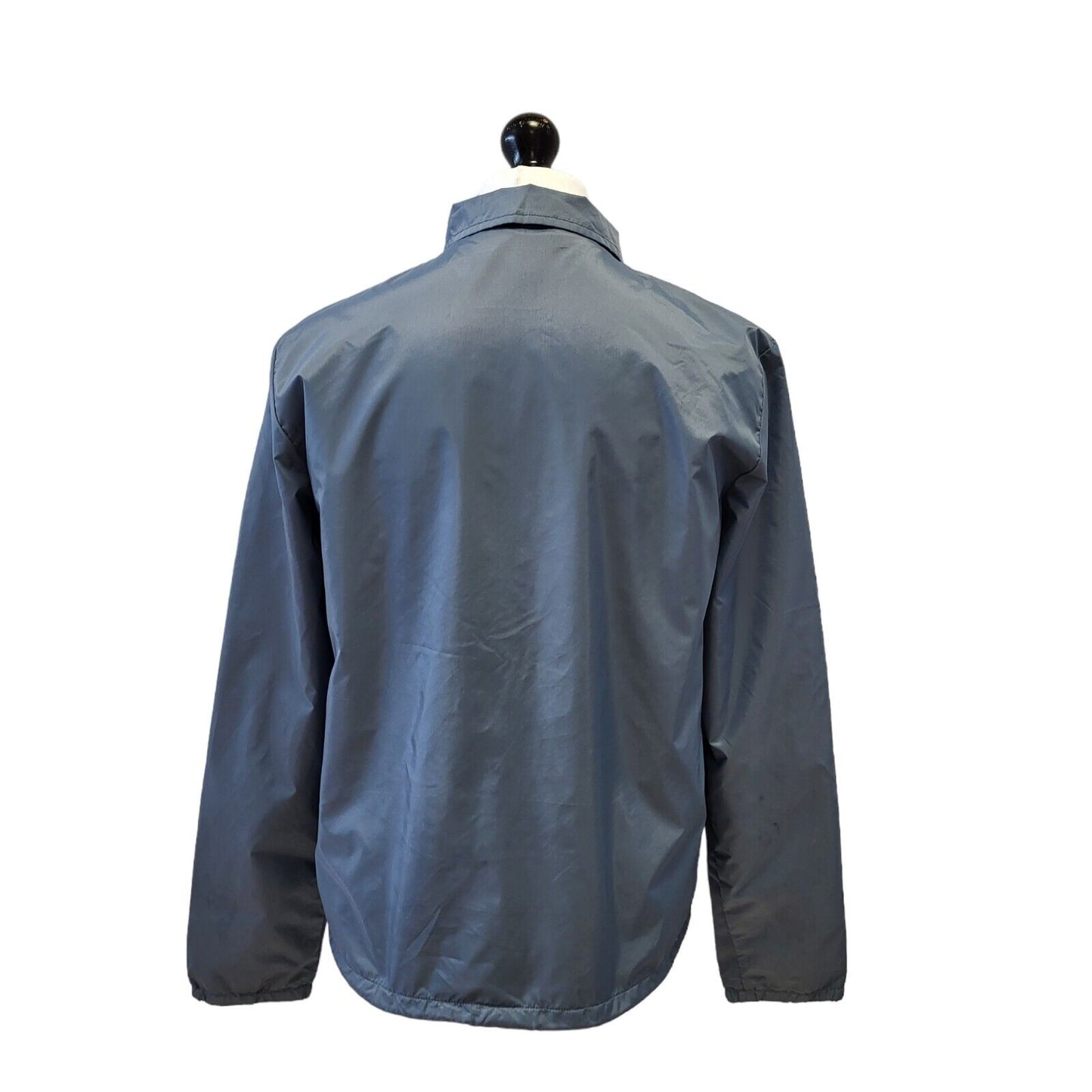Vans Sports Jacket Blue Collared Snap Button UK XL EU 56 G152