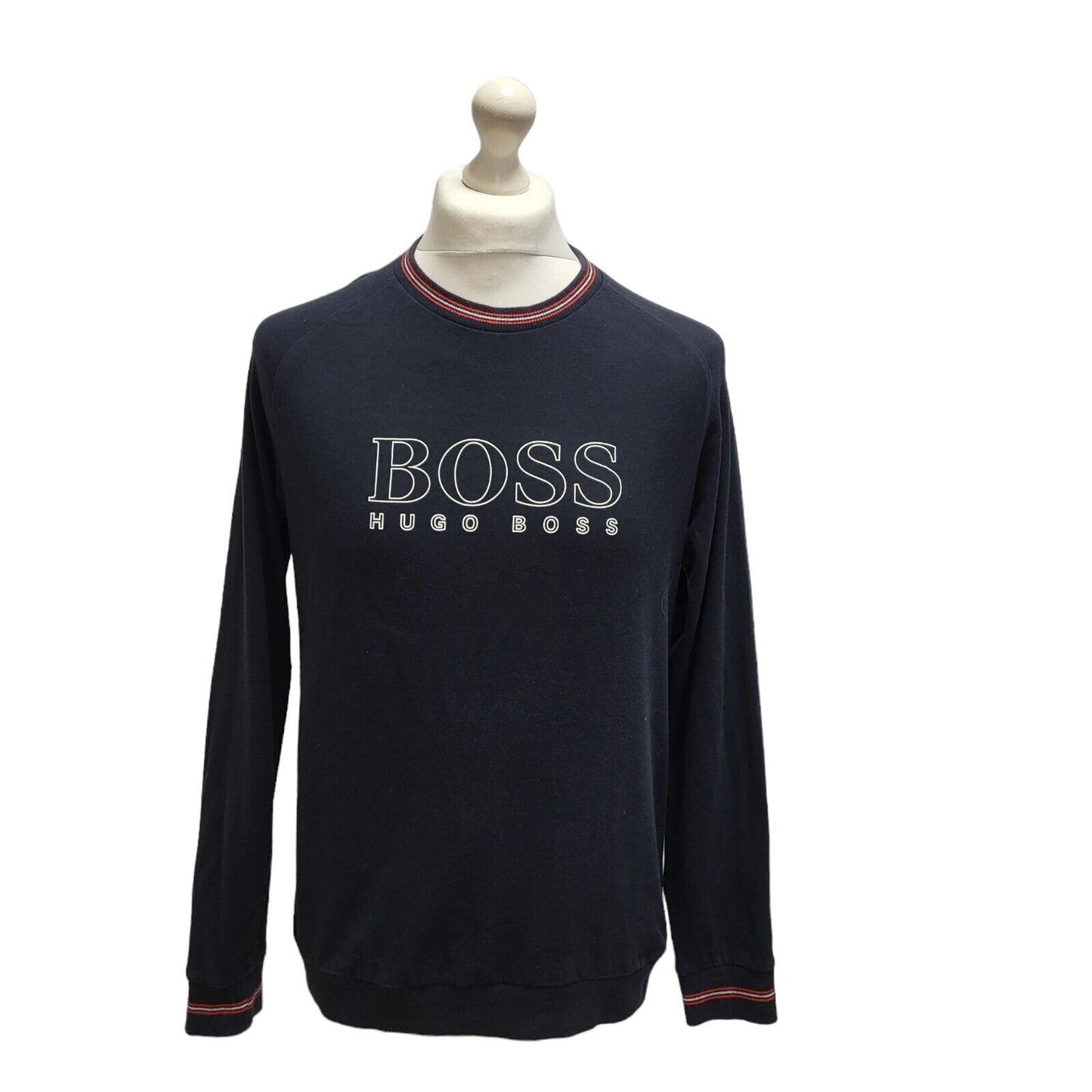 Hugo Boss Black Crew Neck Casual Sweatshirt Uk Men's Medium BB283