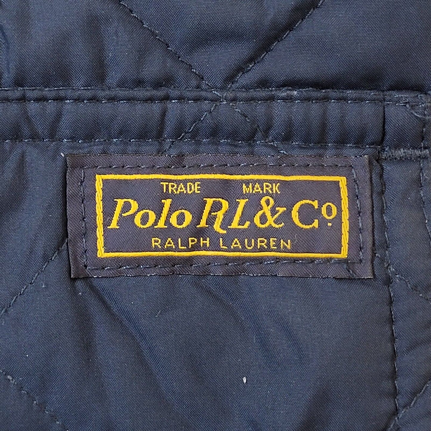 Polo Ralph Lauren Navy Blue Zip & Snap Body Warmer Women's uk S 8 G743