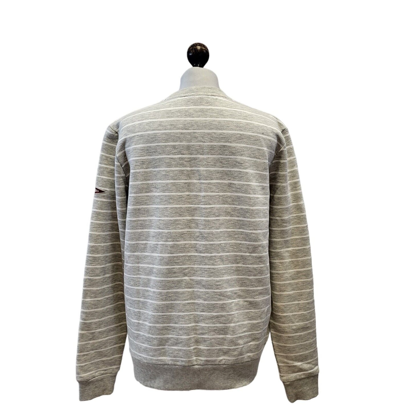 Superdry Grey Round Neck Sweatshirt Uk Women's 12 Eu 40 G240