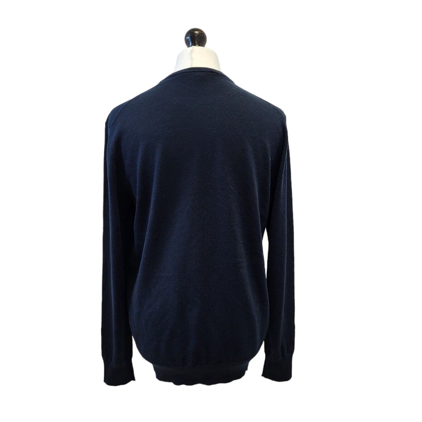 Crew Clothing Co Jumper Crew Neck Blue Mens UK L EU 54 G375
