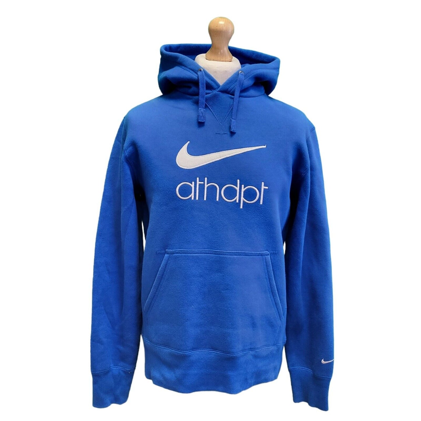 Nike The Athletic Dept Spell Out Blue Sweatshirt Hoodie Men's uk M eu 50 H29