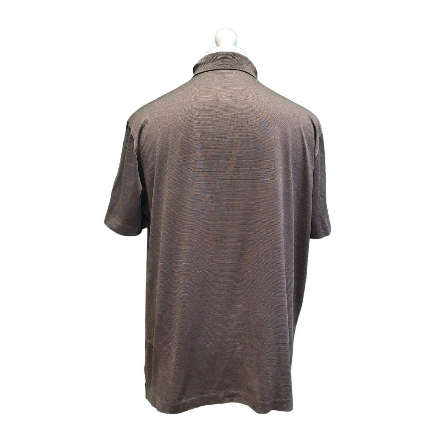 Hugo Boss Brown Slim Fit Short Sleeve Polo Shirt Men's Uk XL EU 56 H130