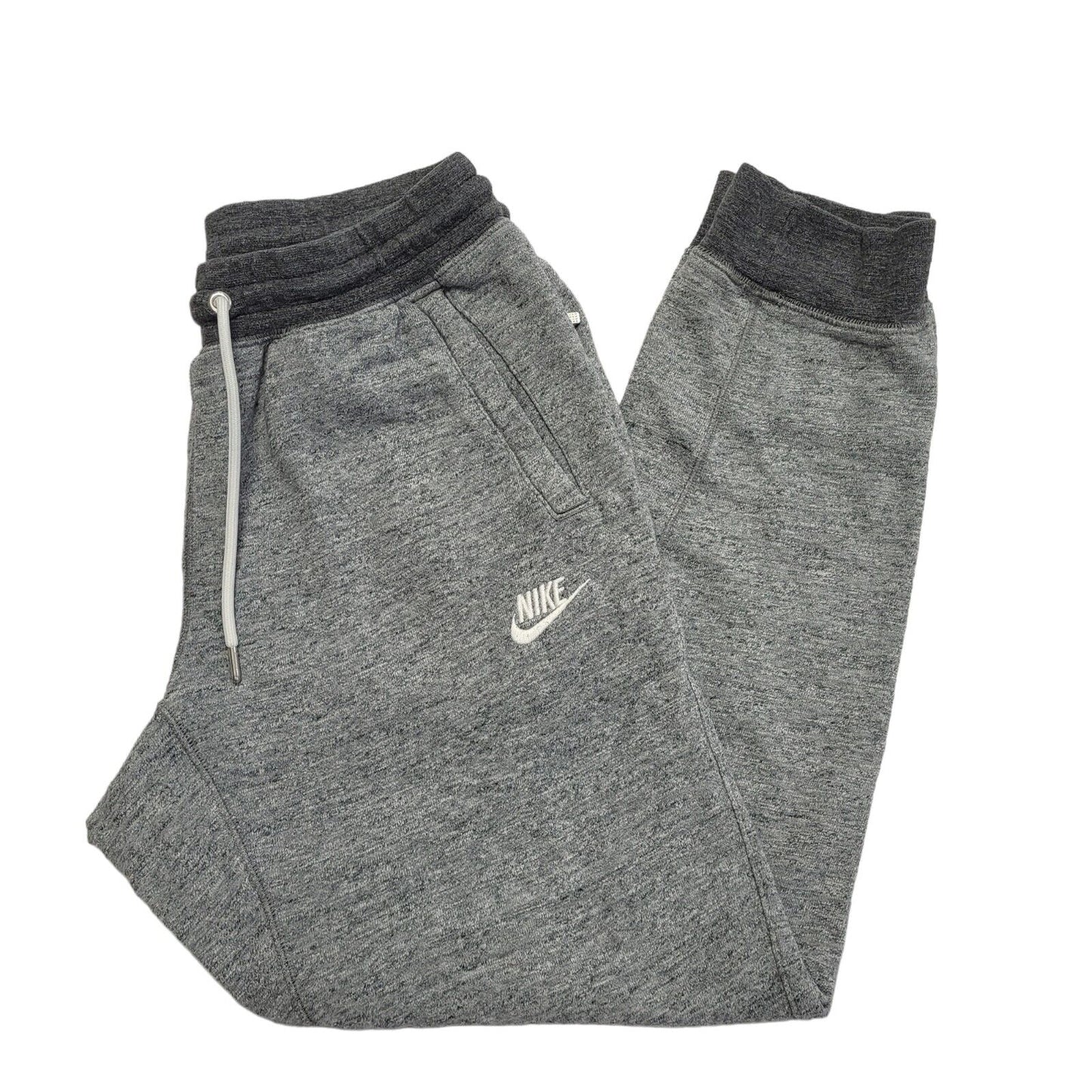 Nike Grey Drawstring Tapered Jogging Bottoms Men's uk M W32 L30 H533
