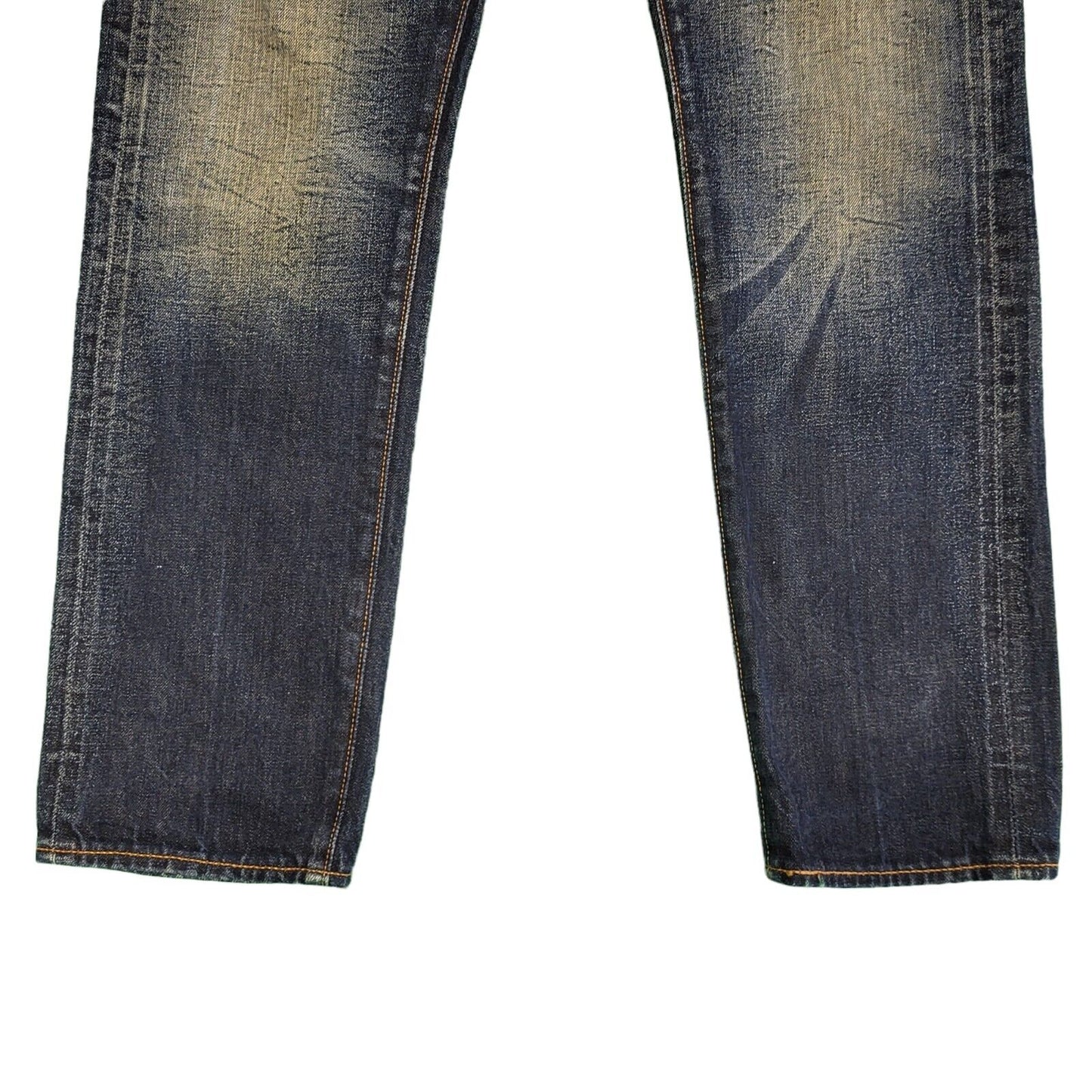 Levi's 508 Dark Blue Straight Leg Zipper Fly Denim Jeans Men's M W32 L32 H48