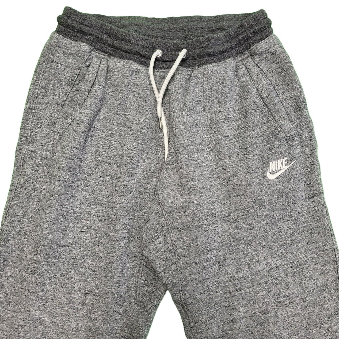 Nike Grey Drawstring Tapered Jogging Bottoms Men's uk M W32 L30 H533