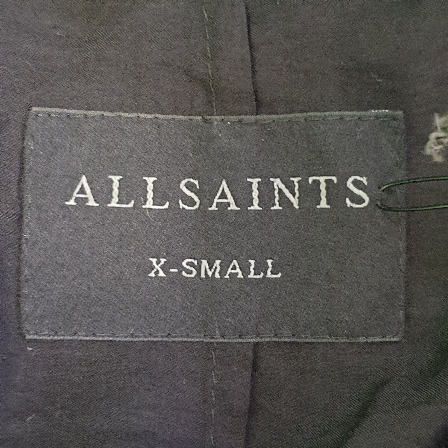 Allsaints Black Long Lightweight Anges Parka Jacket uk Women's XS Bnwt H786