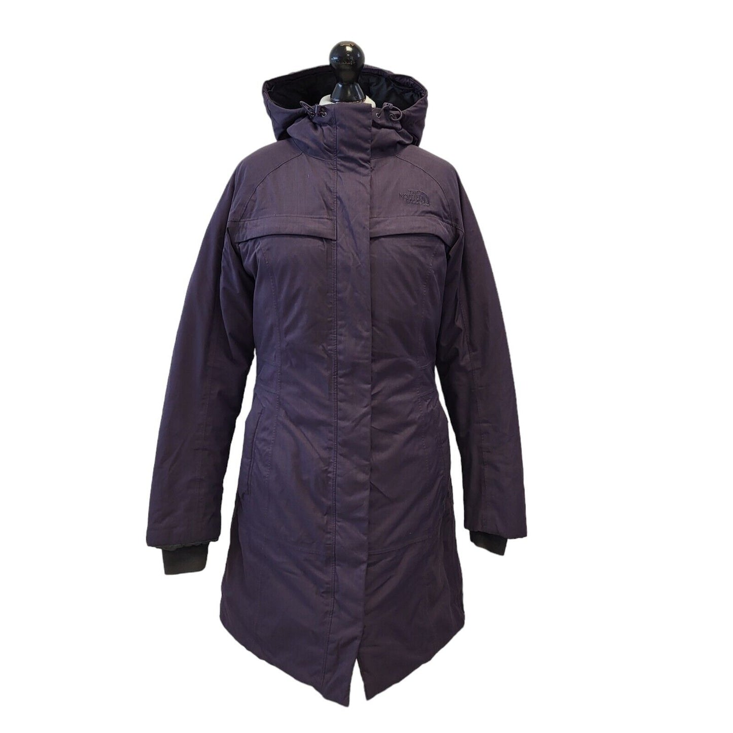 The North Face Purple Hooded Coat UK Women's Small G683