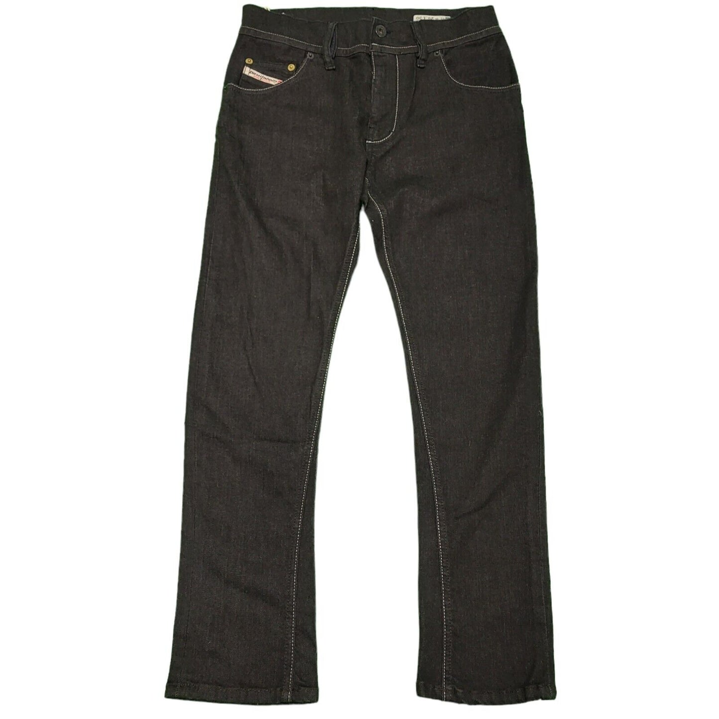 Diesel Black Straight Slim Denim Jeans uk Bnwt Women's S W25 L26 H763