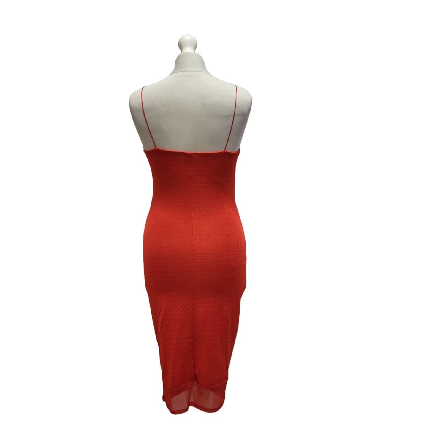 River Island Red Sleeveless Bodycon Formal Dress UK Women's 8 Bnwt BB334