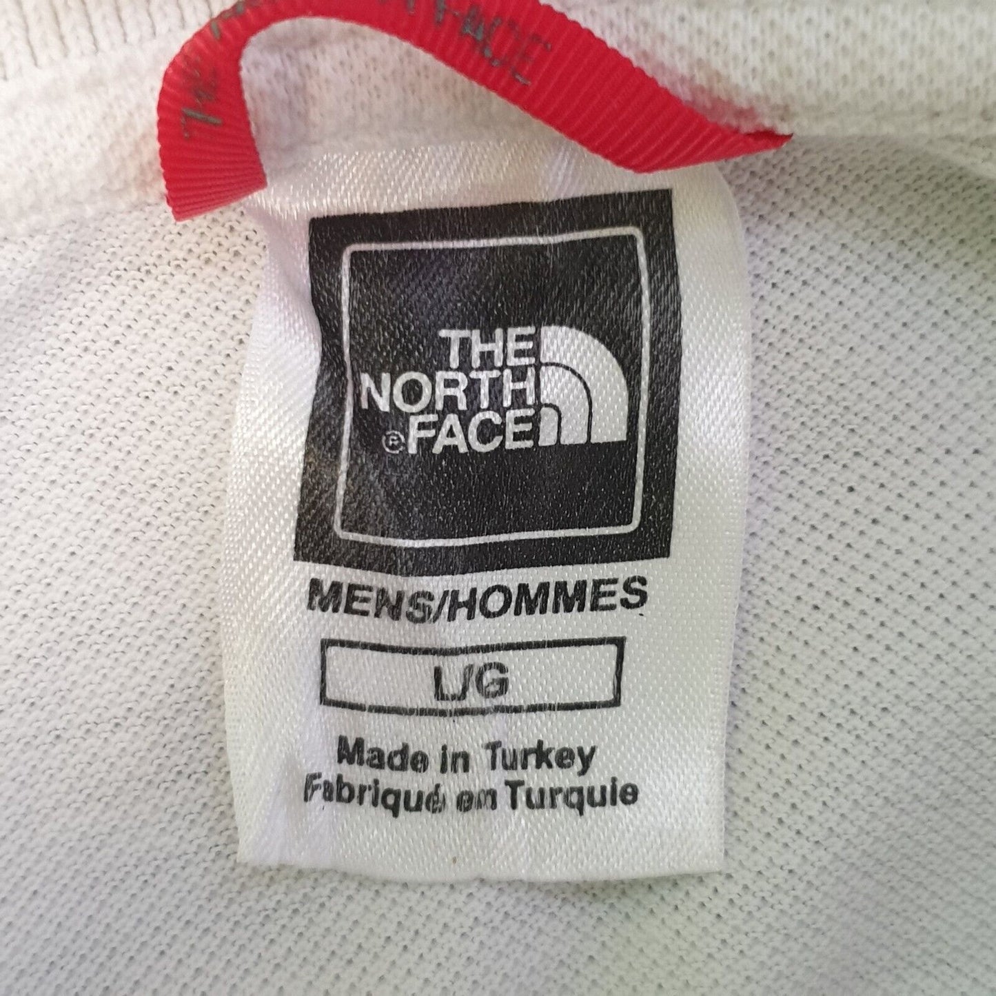 The North Face White Cotton Short Sleeve Polo T-Shirt Men's UK L EU 54 H367