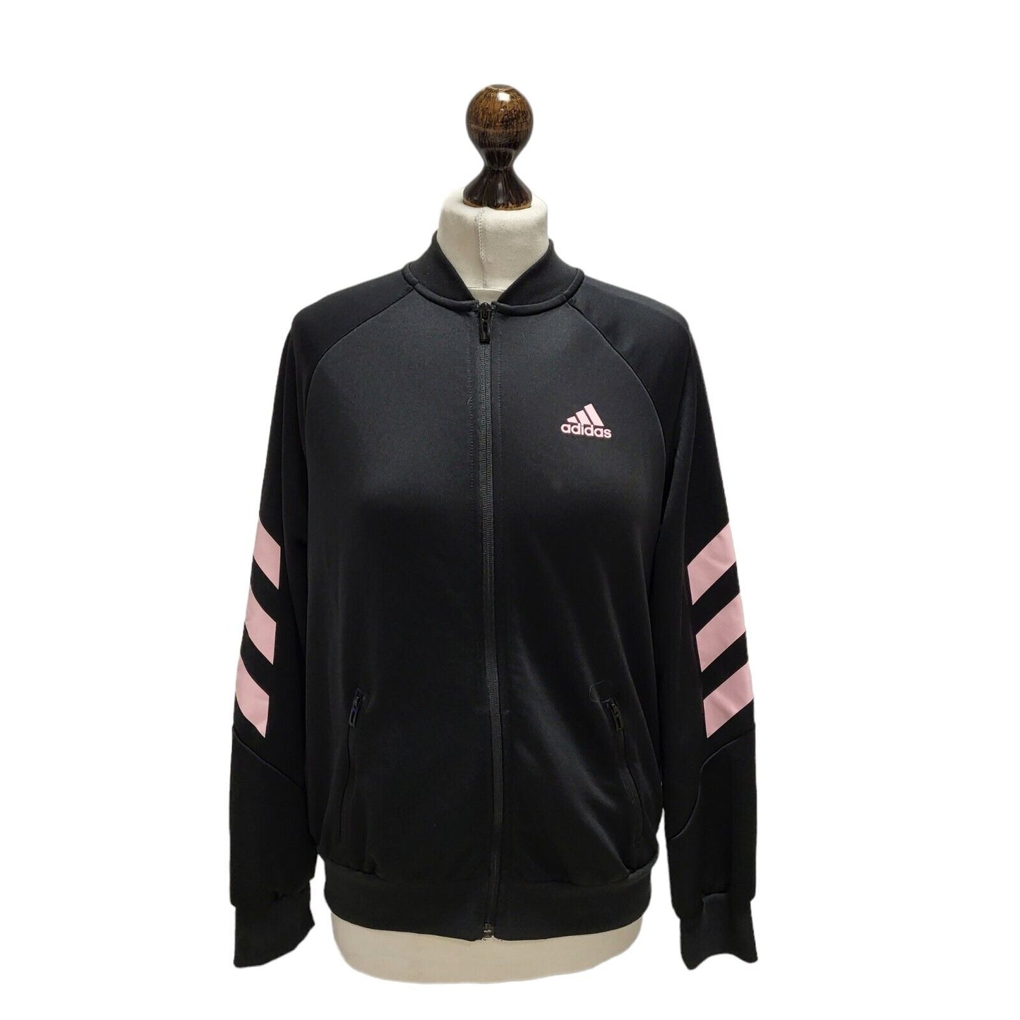 Adidas Tracksuit Black & ink Joggers & Track Jacket Girls Age 13-14 Years G403