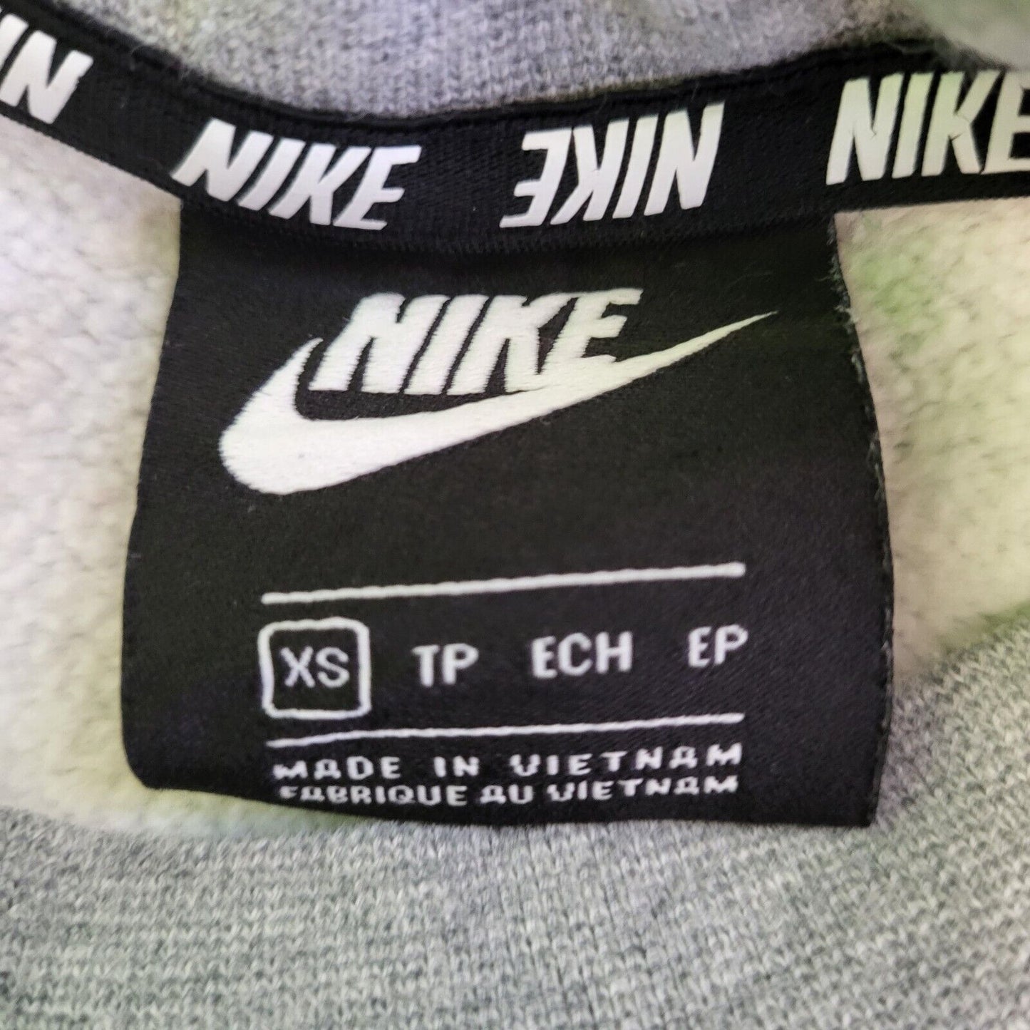 Nike Grey Black Long Sleeve Casual Sports Sweatshirt Men's UK XS EU 44 H968